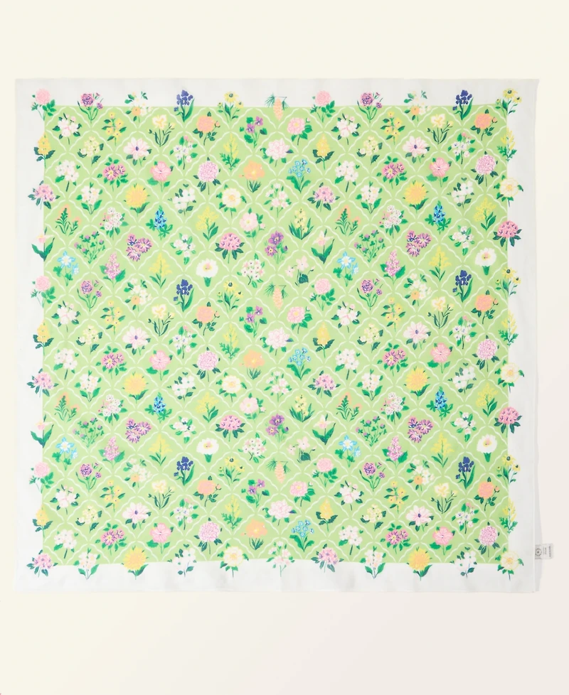 Macy's Flower Show State Flowers Print Cotton Scarf, Macy's Exclusive