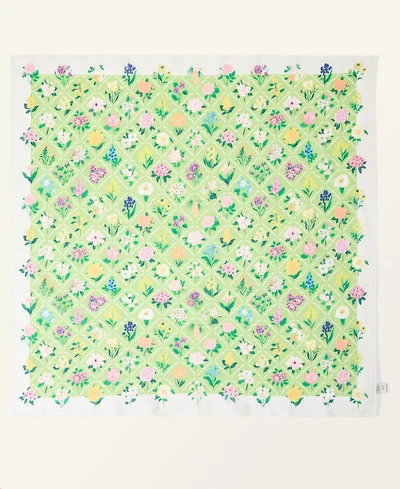 Macy's Flower Show State Flowers Print Cotton Scarf, Macy's Exclusive