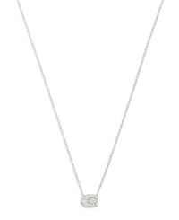 Coach Faux Stone Pave Signature C Necklace