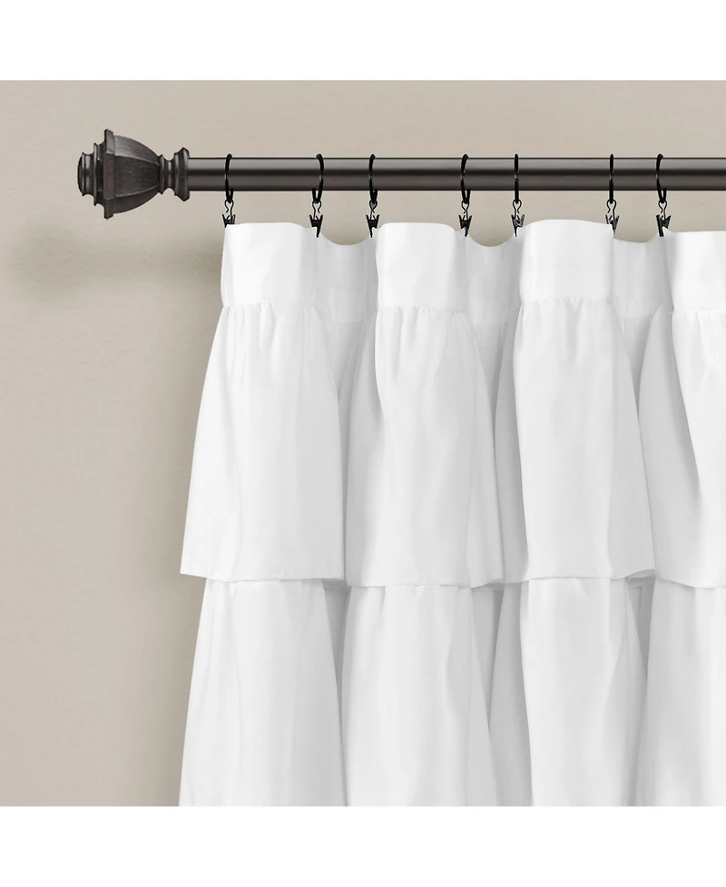 Ruffle 50" x 84" Curtain Panel