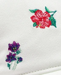 Macy's Flower Show Scattered Flower Embroidery Baseball Cap, Macy's Exclusive