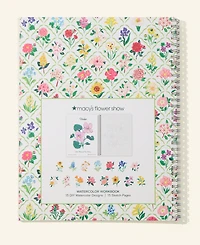 Macy's Flower Show Watercolor Book & Paint Set, Macy's Exclusive