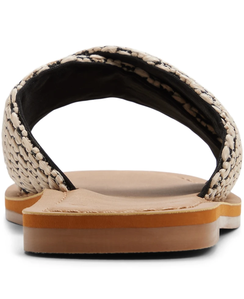 Roxy Women's Andreya Raffia Ladies Slip On Sandals