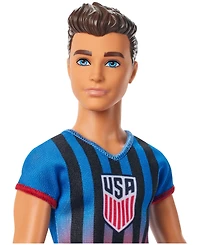 Barbie Careers Ussf Soccer Fashion Ken Doll Dressed in Removable Sport Outfit