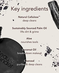 beautyblender Blendercleanser Tool Scrub Charcoal Exfoliating Solid Soap, 3 oz.