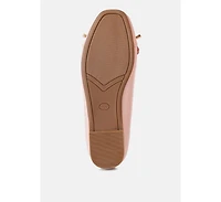 moi metallic embellished flat ballerinas