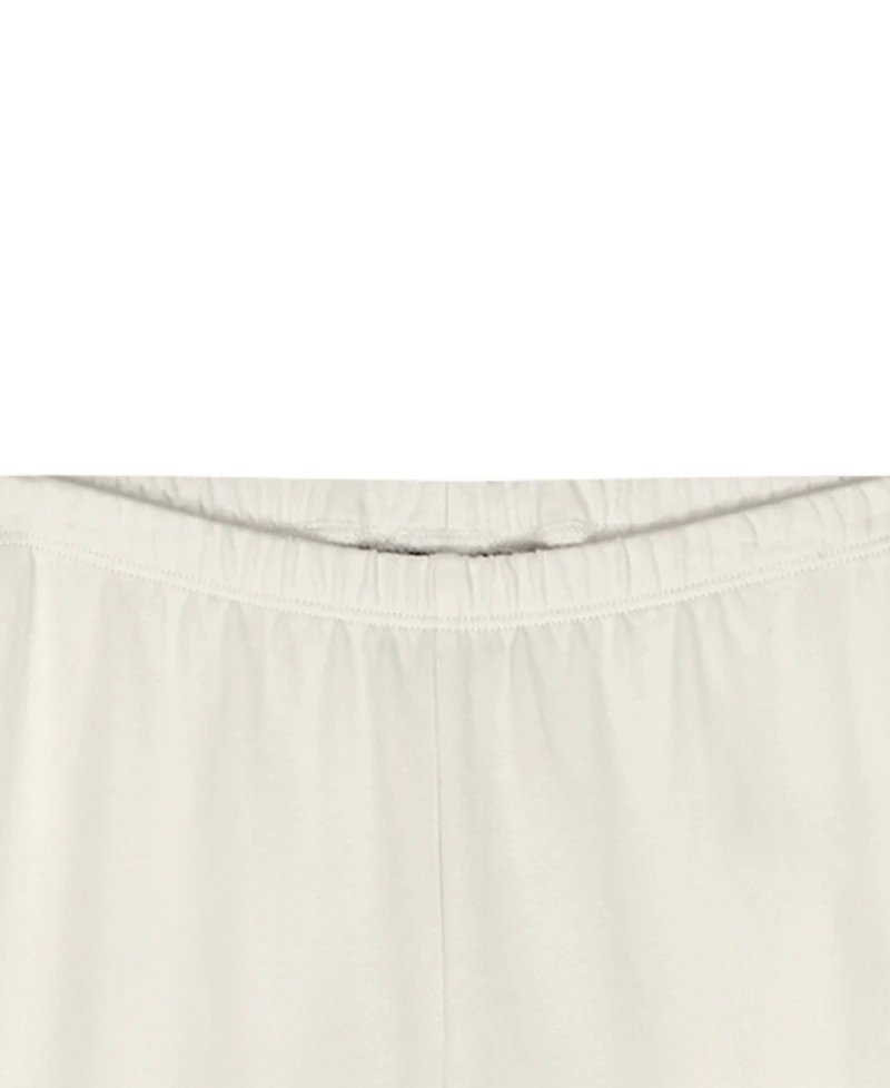 Tommy Hilfiger Toddler Girls' 2T-4T Round Neck Top and Cropped Leggings, 2-Piece Set