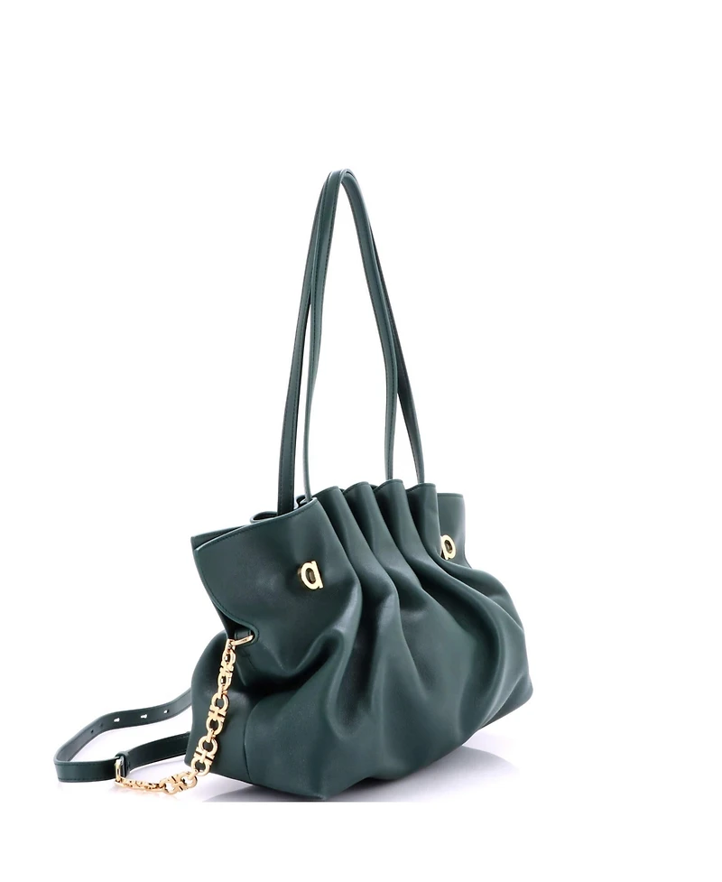 Pre-Owned Salvatore Ferragamo Medium Soft Bag Leather