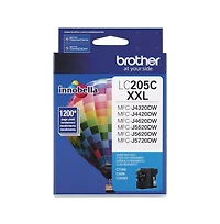 Brother LC205C Innobella 1,200 Page-Yield Super High-Yield Ink - Cyan