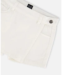 Deux par Deux Big Girls Stretch Twill Skort