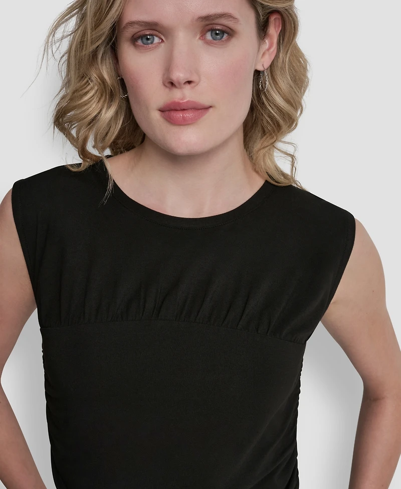 Dkny Jeans Women's Crewneck Sleeveless Top