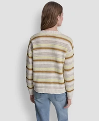 Dkny Jeans Women's Long-Sleeve Crewneck Sweater