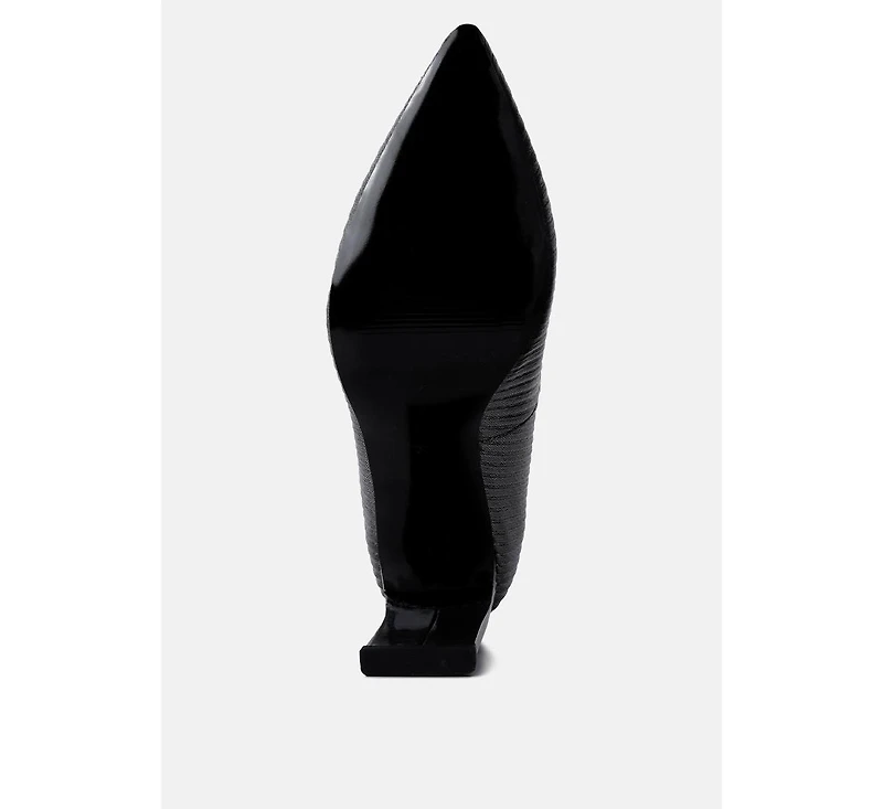 Tickles Italian Block Heel Pumps