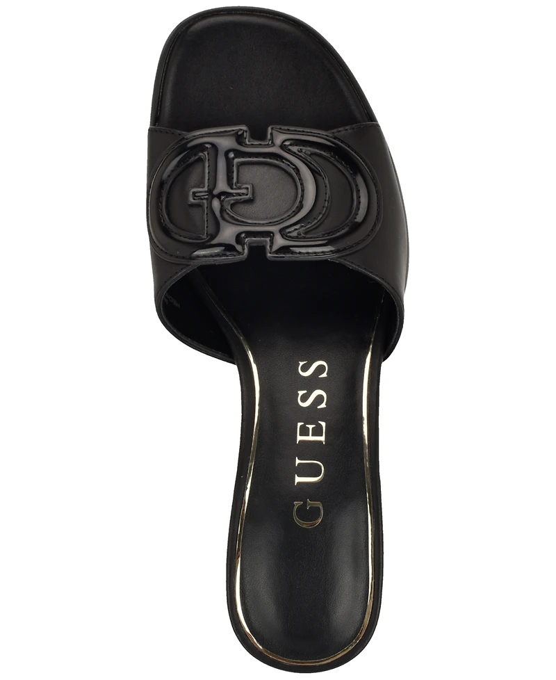 Guess Women's Cerrina Slip-On Block Heel Sandals