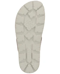 Guess Women's Davelle Lug Sole Logo Thong Sandals