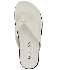 Guess Women's Davelle Lug Sole Logo Thong Sandals