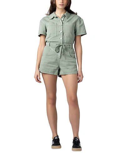 Blank Nyc Women's Short-Sleeve Romper