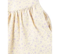 abercrombie kids Girls' Drop Waist Printed Pull-On Mini Dress