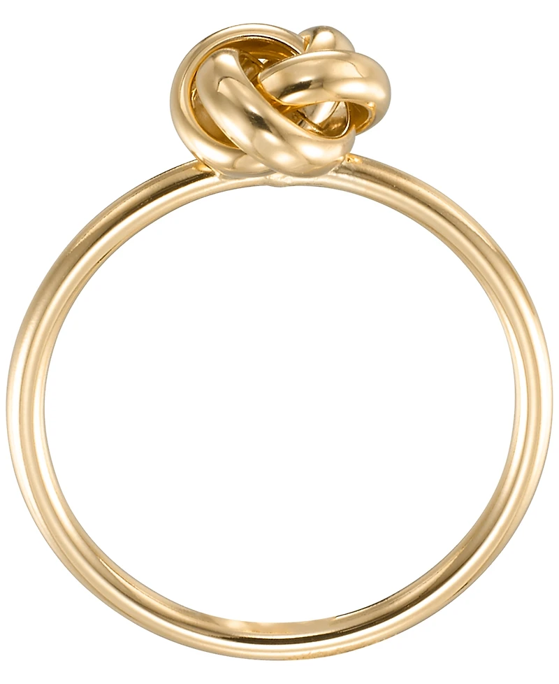 Macy's High Polished Loveknot Ring in 10k Yellow Gold
