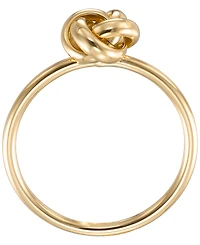 Macy's High Polished Loveknot Ring in 10k Yellow Gold