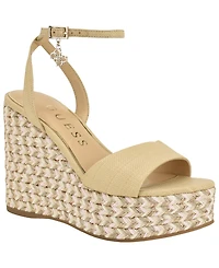 Guess Women's Everly Espadrille Platform Wedge Sandals
