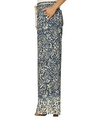 Democracy Petite Pleated Wide Leg Pants