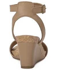 Lucky Brand Women's Lynda Ankle Strap Wedge Sandals