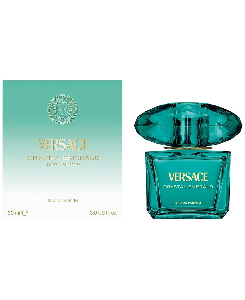 Versace Crystal Emerald Eau De Parfum Spray, 3.04 oz.