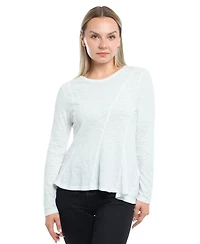 Wilt Women's Clothing Round Neck Long Sleeve Tee
