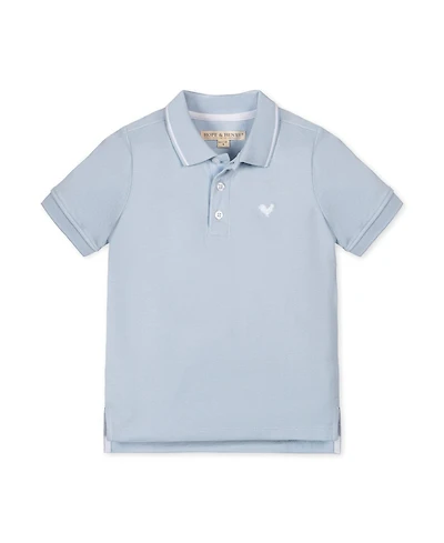 Hope and Henry Toddler Boys' Organic Short Sleeve Knit Pique Polo Shirt