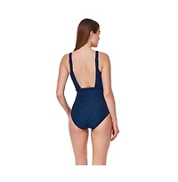 Gottex Women's Scaled Up Surplice Knit One Piece