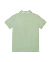 Hope & Henry Toddler Boys Organic Short Sleeve Knit Pique Polo Shirt