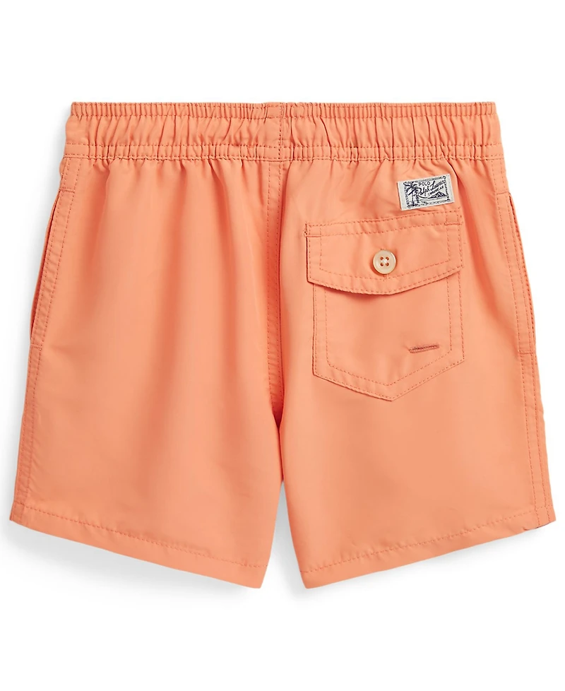 Polo Ralph Lauren Boys' 2-7 Traveler Embroidered Swim Trunks