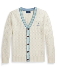 Polo Ralph Lauren Boys' 8-20 Striped V-Neck Cardigan