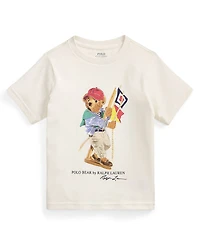Polo Ralph Lauren Boys' 2-7 Bear Graphic Print T-Shirt