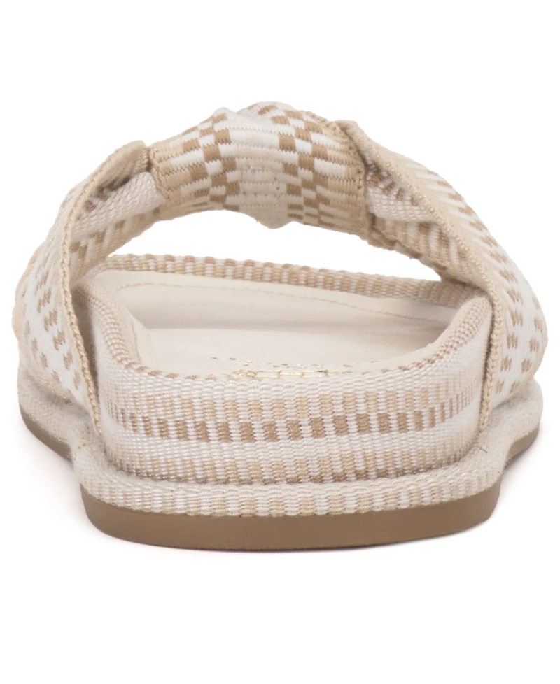 Vince Camuto Women's Gryffyn Knotted Footbed Round Toe Sandals