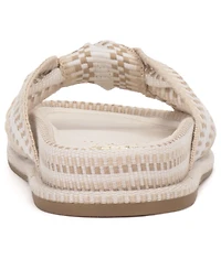 Vince Camuto Women's Gryffyn Knotted Footbed Round Toe Sandals