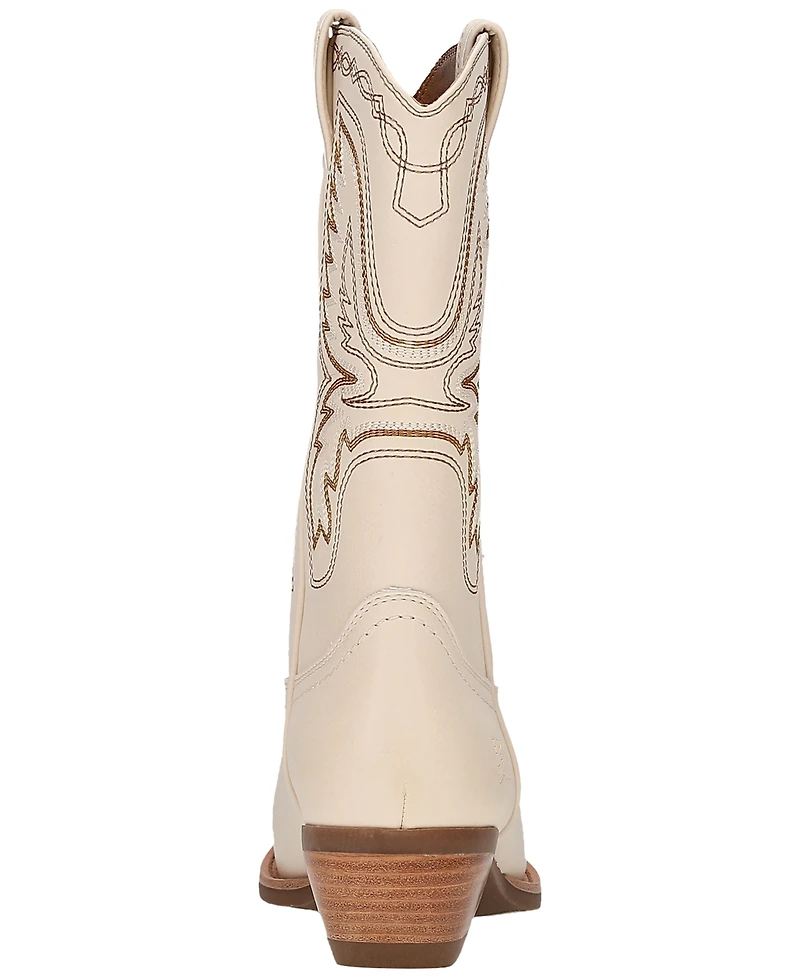 Frye and Co. Women's Irlene Short Deco Stitch Almond Toe Boots