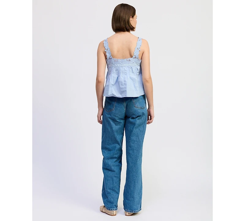 En Saison Women's Lucy Square Neck Top