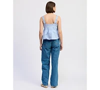 En Saison Women's Lucy Square Neck Top