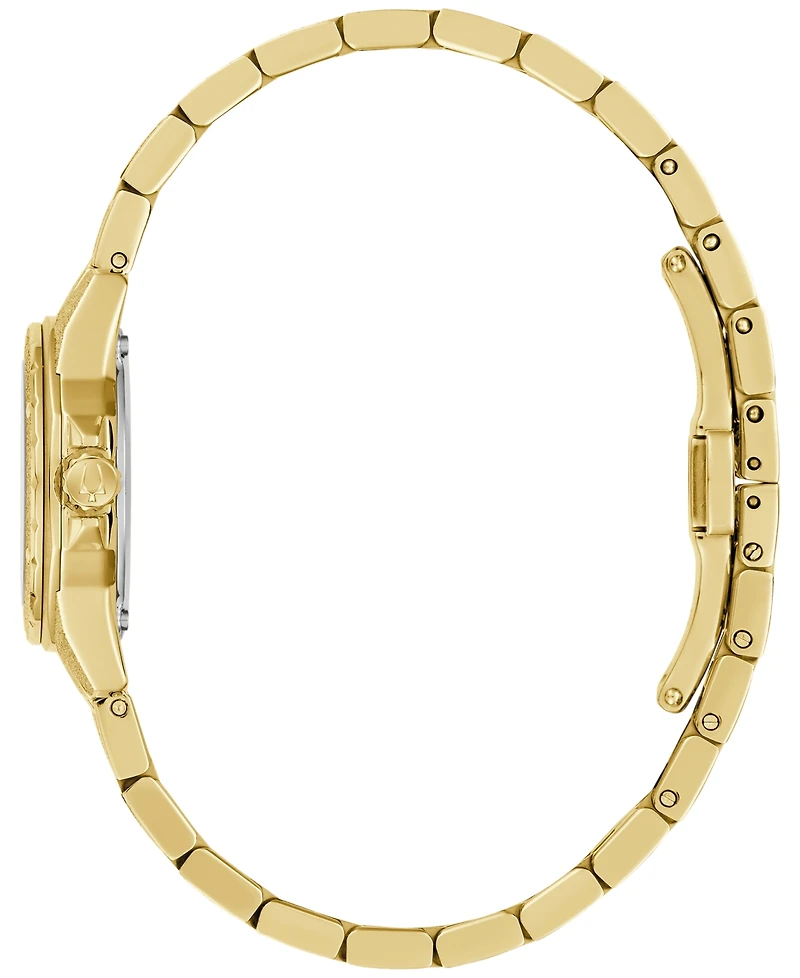 Bulova Women's Marine Star Series A Marc Anthony Gold-Tone Stainless Steel Bracelet Watch 35mm