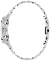 Bulova Men's Curv Progressive Sport Silver-Tone Stainless Steel Bracelet Watch 44mm