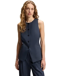Boss by Hugo Women's Virgin Wool Slim-Fit Vest