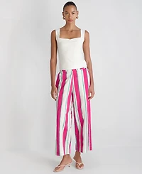 French Connection Women's Maisie Ruched Front Fitted Sweetheart Tank Top