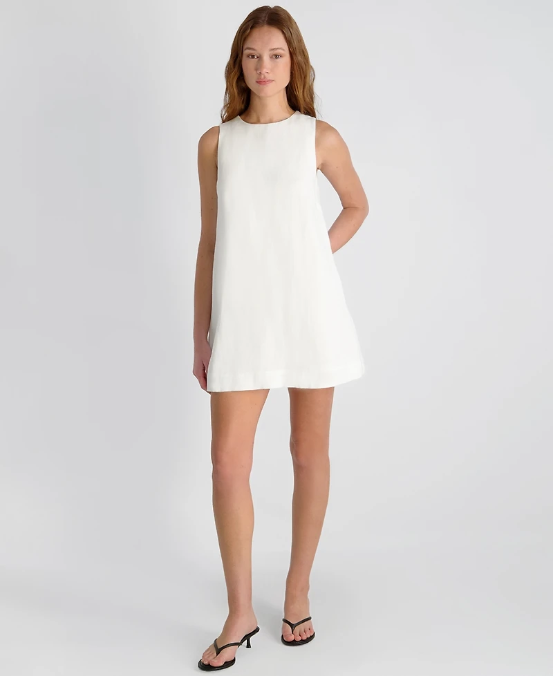 French Connection Women's Cooper Linen Sleeveless Mini Dress