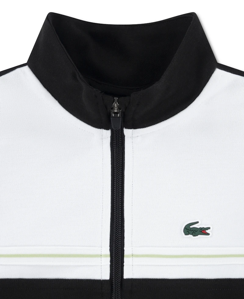 Lacoste Boys' 10-16 Sport Long-Sleeve Jacket and Pants, 2-Piece Set