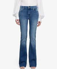 7 For All Mankind Women's Mid-Rise Bootcut Jeans