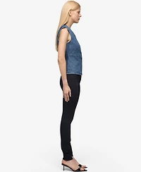 7 For All Mankind Women's V-Neck Vest