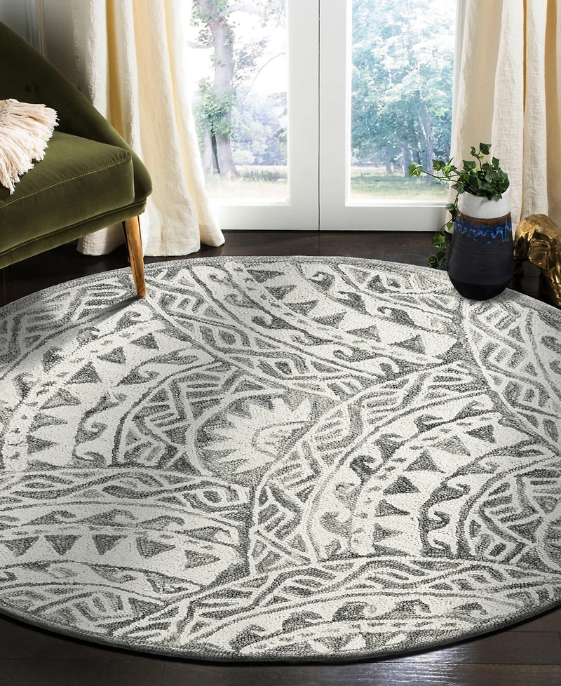 Lr Home Radiance Rdc-087 6' x 6' Round Area Rug