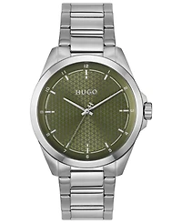 Hugo Boss Men's Seam Quartz Stainless Steel Watch, 42.5mm